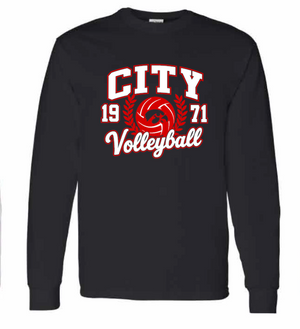 2026 City High Volleyball Gildan - Heavy Cotton™ Long Sleeve T-Shirt