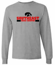 2025 Southeast Boys Cross Country Gildan - Heavy Cotton™ Long Sleeve T-Shirt