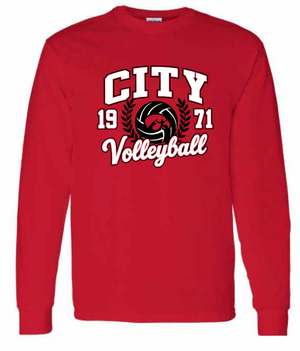 2026 City High Volleyball Gildan - Heavy Cotton™ Long Sleeve T-Shirt