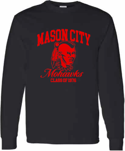 2026 Mason City Class of 76 Reunion Gildan - Heavy Cotton™ Long Sleeve T-Shirt