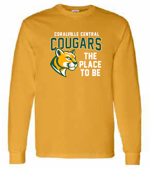 2025 Coralville Central Gildan - Heavy Cotton™ Long Sleeve T-Shirt