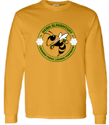 2025 Horn Elementary Gildan - Heavy Cotton™ Long Sleeve T-Shirt