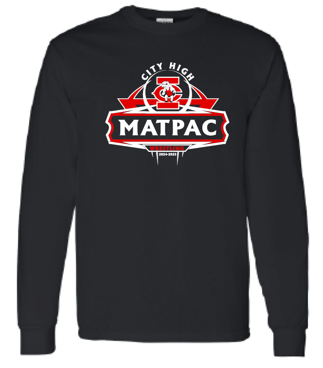 2024 City High Matpac Gildan - Heavy Cotton™ Long Sleeve T-Shirt