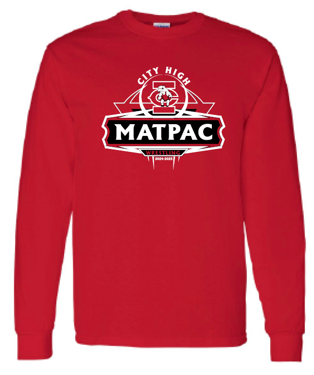 2024 City High Matpac Gildan - Heavy Cotton™ Long Sleeve T-Shirt