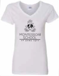 2025 Montessori School Women's Heavy Cotton™ V-Neck T-Shirt
