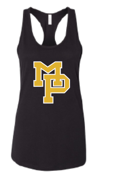 2026 Mid Prairie Baseball BELLA + CANVAS - Women's Jersey Racerback Tank (MP Design)