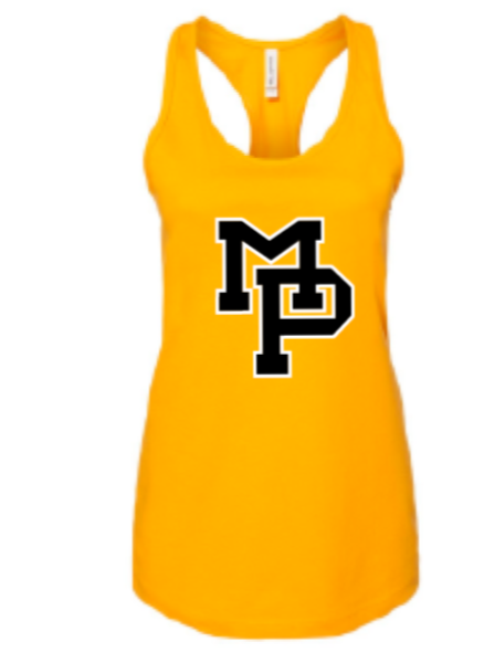 2026 Mid Prairie Baseball BELLA + CANVAS - Women's Jersey Racerback Tank (MP Design)