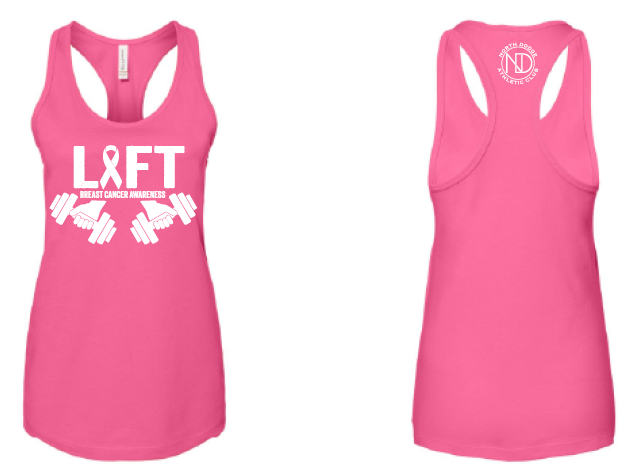 2025 NDAC Breast Cancer Awareness BELLA + CANVAS - Women's Jersey Racerback Tank