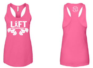 2025 NDAC Breast Cancer Awareness BELLA + CANVAS - Women's Jersey Racerback Tank