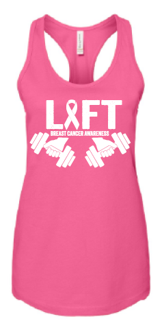 2025 NDAC Breast Cancer Awareness BELLA + CANVAS - Women's Jersey Racerback Tank