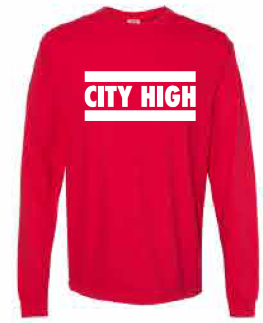 2025 City High Winter Apparel Comfort Colors - Garment-Dyed Heavyweight Long Sleeve T-Shirt