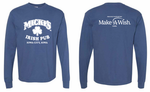 2026 Micky's Make a Wish Comfort Colors - Unisex Garment-Dyed Heavyweight Long Sleeve T-Shirt