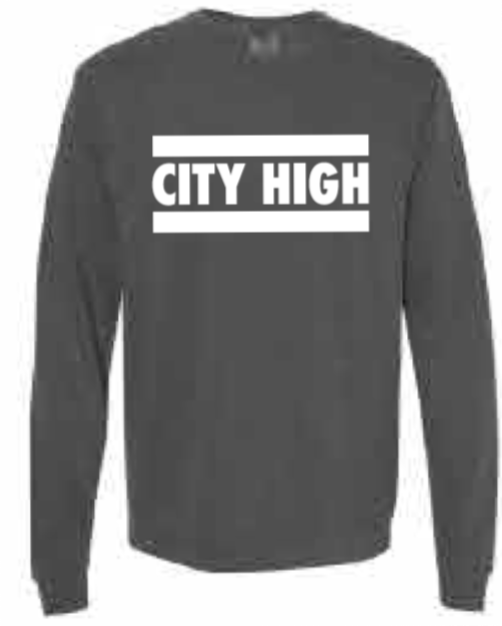 2025 City High Winter Apparel Comfort Colors - Garment-Dyed Heavyweight Long Sleeve T-Shirt