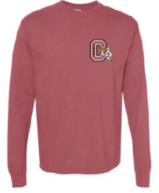 2024 City High Girls Basketball Comfort Colors - Garment-Dyed Heavyweight Long Sleeve T-Shirt (C Deisgn)