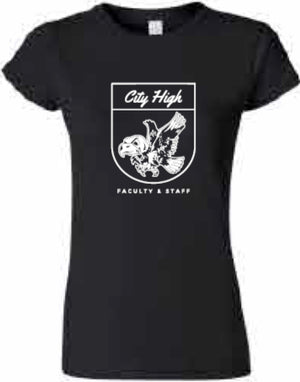 2025 City High Faculty and Staff Gildan - Softstyle® Women’s T-Shirt (Crest Design)