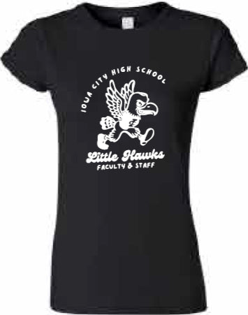 2025 City High Faculty and Staff Gildan - Softstyle® Women’s T-Shirt (Little Hawk Design)