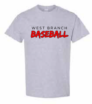 2026 West Branch Baseball Gildan - Softstyle® T-Shirt (Baseball)