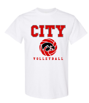 2025 City High Volleyball Gildan - Softstyle® T-Shirt (Hawk Design)