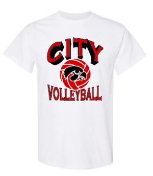 2025 City High Volleyball Gildan - Softstyle® T-Shirt (Shadow Design)