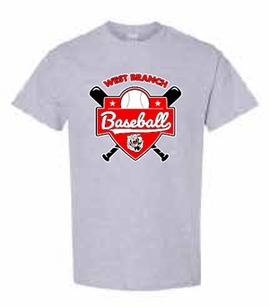 2026 West Branch Baseball Gildan - Softstyle® T-Shirt (Logo)