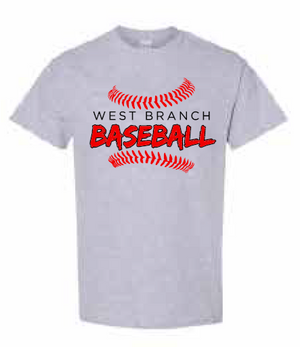 2026 West Branch Baseball Gildan - Softstyle® T-Shirt (Threads)