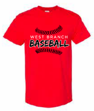 2026 West Branch Baseball Gildan - Softstyle® T-Shirt (Threads)