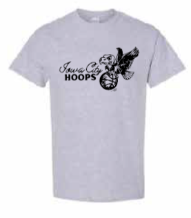 2025 Iowa City Hoops Gildan - Softstyle® T-Shirt (Cursive Design)