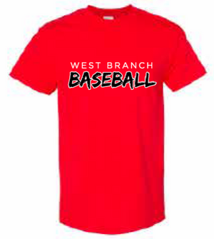2026 West Branch Baseball Gildan - Softstyle® T-Shirt (Baseball)