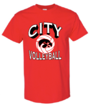 2025 City High Volleyball Gildan - Softstyle® T-Shirt (Shadow Design)