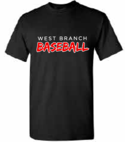 2026 West Branch Baseball Gildan - Softstyle® T-Shirt (Baseball)