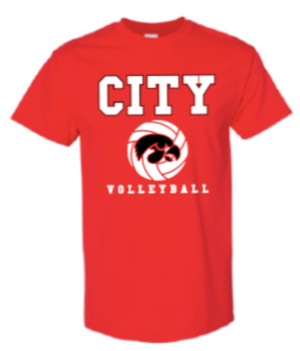 2025 City High Volleyball Gildan - Softstyle® T-Shirt (Hawk Design)