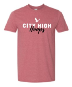 2024 City High Girls Basketball Gildan - Softstyle® T-Shirt (Hoops Design)