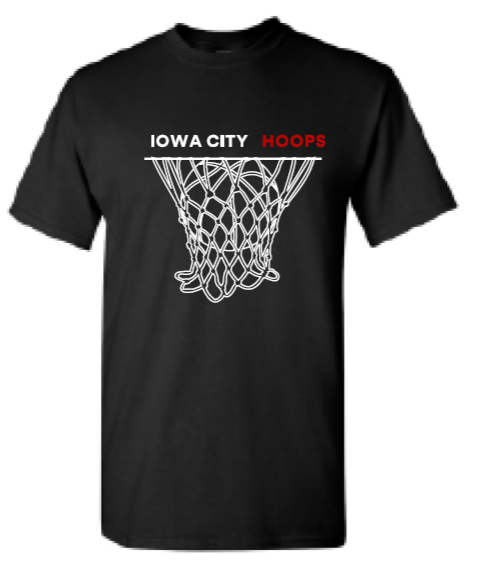 2024 Iowa City Hoops Gildan - Heavy Cotton™ Long Sleeve T-Shirt (Net Design)