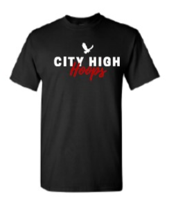 2024 City High Girls Basketball Gildan - Softstyle® T-Shirt (Hoops Design)