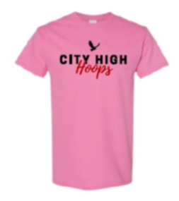 2024 City High Girls Basketball Gildan - Softstyle® T-Shirt (Hoops Design)