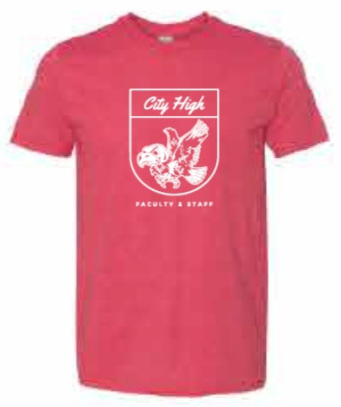2025 City High Faculty and Staff Gildan - Softstyle® T-Shirt (Crest Design)