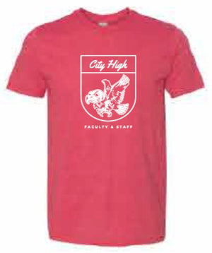 2025 City High Faculty and Staff Gildan - Softstyle® T-Shirt (Crest Design)