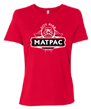 2024 City High Matpac BELLA + CANVAS - Women’s Relaxed Jersey Tee