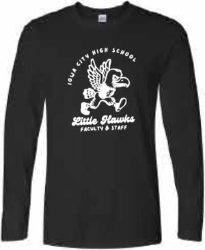 2025 City High Faculty and Staff Gildan - Softstyle® Long Sleeve T-Shirt (Little Hawk Design)