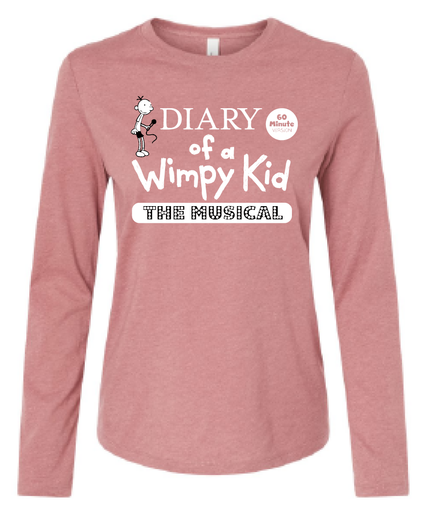 2024 Diary of a Wimpy Kid BELLA + CANVAS - Women’s Jersey Long Sleeve Tee