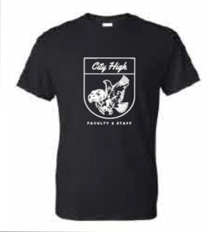 2025 City High Faculty and Staff Gildan - DryBlend® T-Shirt (Crest Design)
