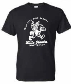 2025 City High Faculty and Staff Gildan - DryBlend® T-Shirt (LIttle Hawk Design)