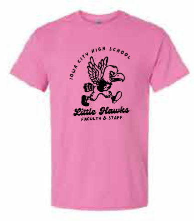 2025 City High Faculty and Staff Gildan - DryBlend® T-Shirt (LIttle Hawk Design)