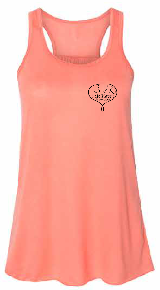 2026 Spring Safe Haven Bella + Canvas - Women's Flowy Racerback Tank