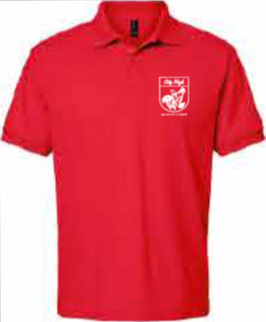 2025 City High Faculty and Staff Gildan - Unisex DryBlend® Jersey Polo (Crest Design)