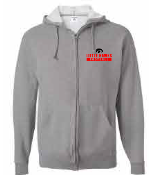 2025 City High Football JERZEES - NuBlend® Full-Zip Hooded Sweatshirt