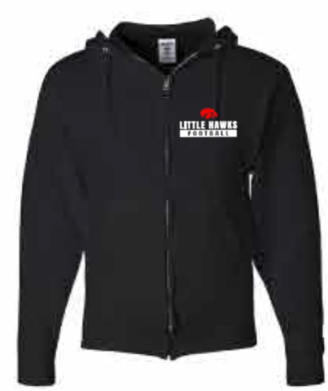 2025 City High Football JERZEES - NuBlend® Full-Zip Hooded Sweatshirt