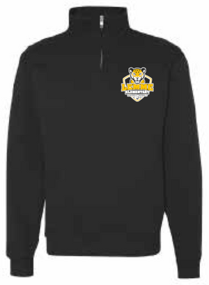 2025 Lemme Leopards JERZEES - Nublend® Cadet Collar Quarter-Zip Sweatshirt (Logo Design)