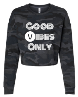 2023 Versa Fitness Independent Trading Co. - Women's Lightweight Crop Crew Pullover (Vibes)