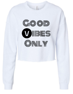 2023 Versa Fitness Independent Trading Co. - Women's Lightweight Crop Crew Pullover (Vibes)